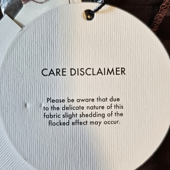 House Of Sunny Casa Amor Flyaway Short Sleeve Cardi Top, Chocolate Brown, Size 2 - Picture 12 of 13